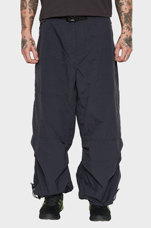 men#@Trousers UL ZIP Baggy Pants graphite