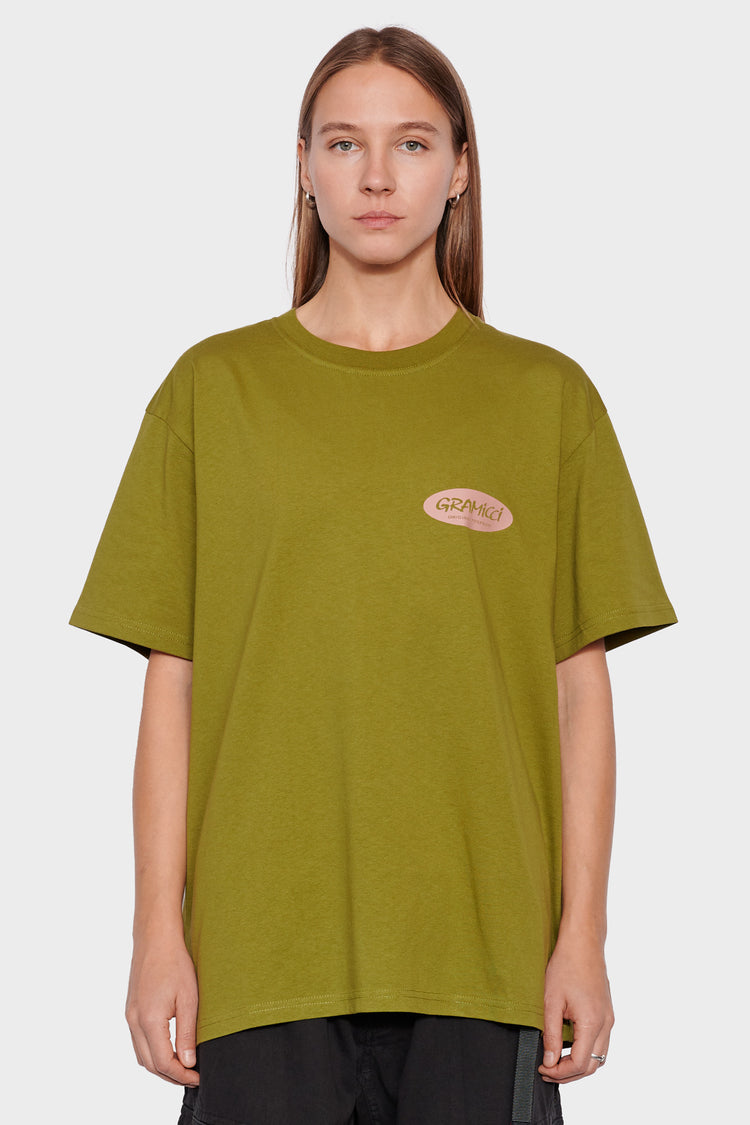 women#@ORIGINAL FREEDOM OVAL T-shirt pistachio