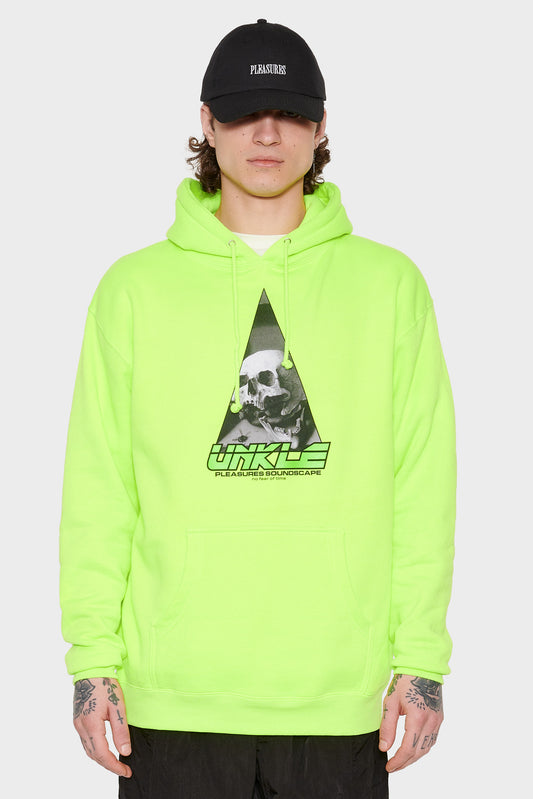 men#@SOUNDSCAPE (x UNKLE) hoody safety yellow