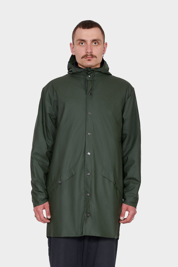 LONG Raincoat green