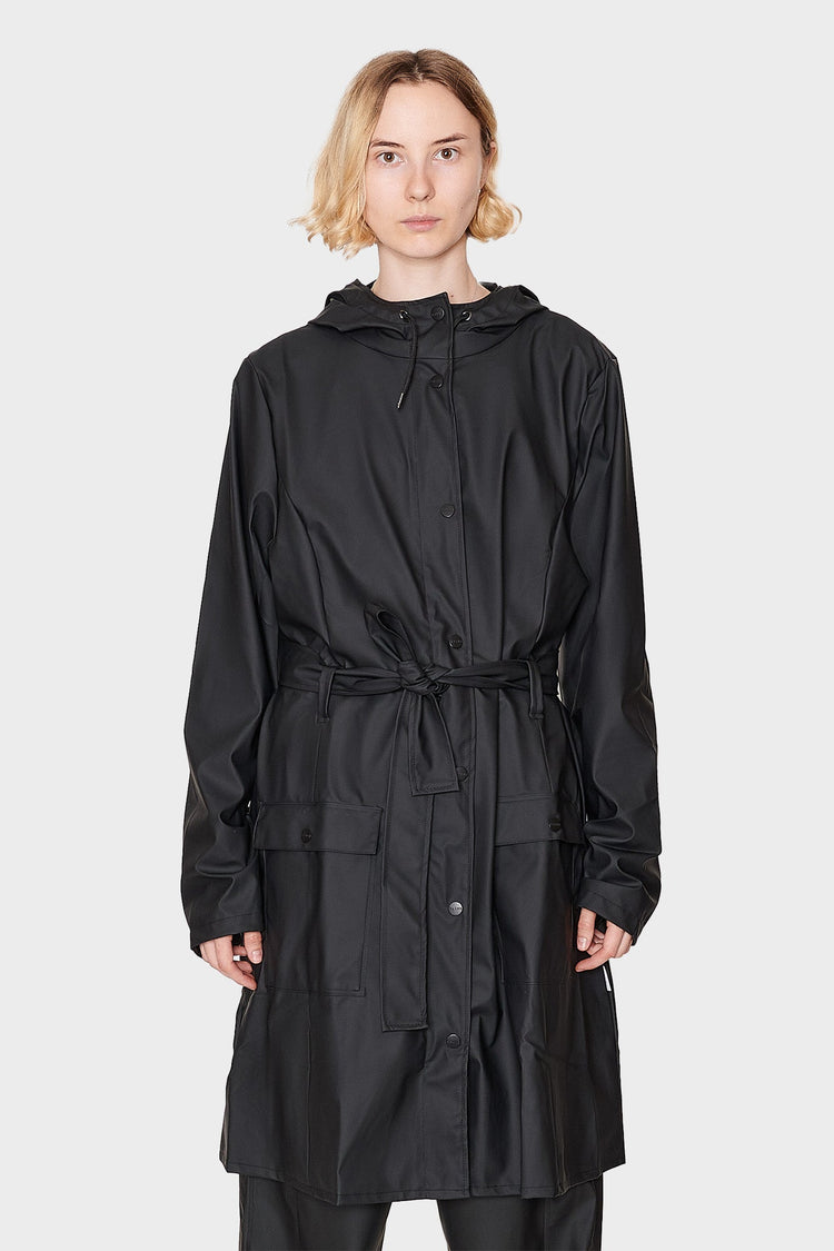 CURVE JACKET Trench-raincoat black