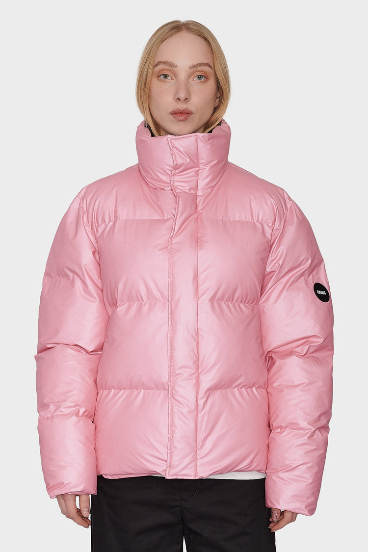 BOXY PUFFER Jacket pink