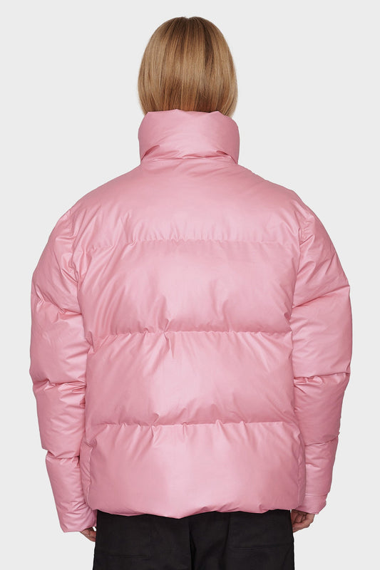 BOXY PUFFER Jacket pink