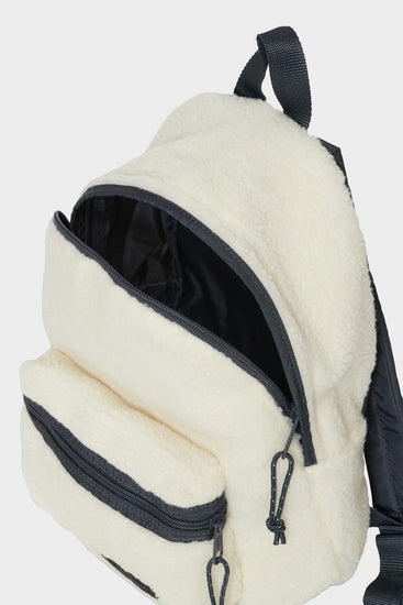 Likeur hebben zich vergist berouw hebben ORBIT XS Shearling mini backpack white | NEWBORN K