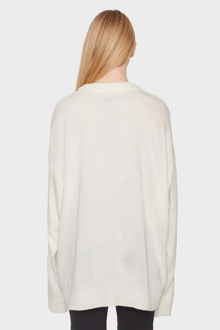 women#@AVANGARD Sweater white