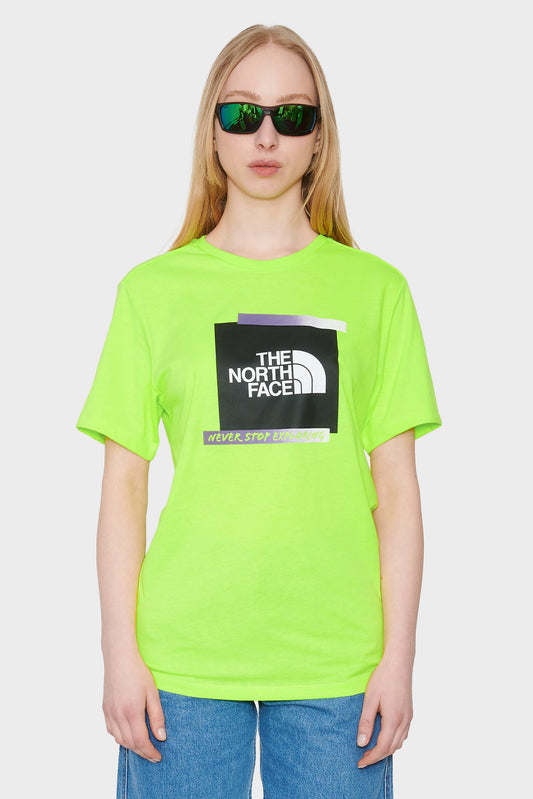 women#@GRAPHIC T-shirt green
