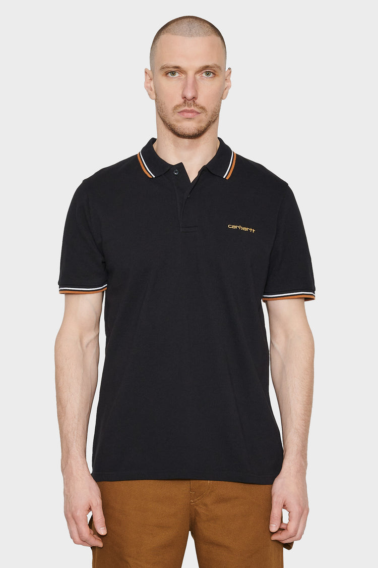 SCRIPT EMBROIDERY Polo shirt back