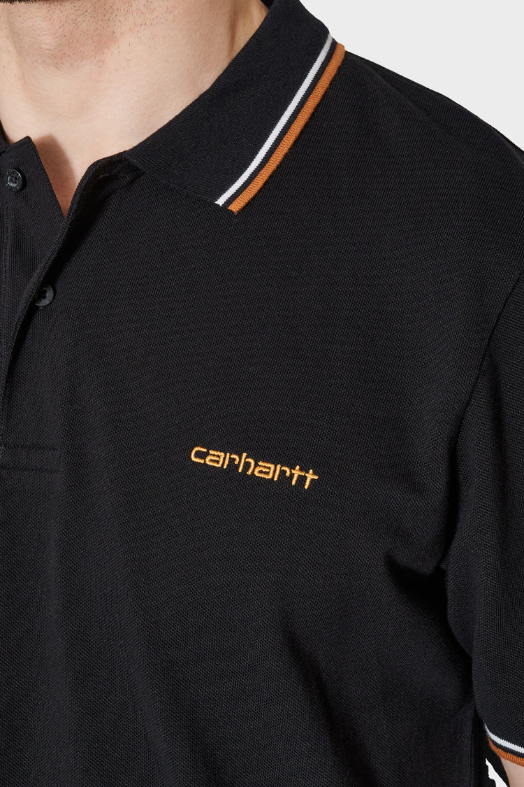 SCRIPT EMBROIDERY Polo shirt back